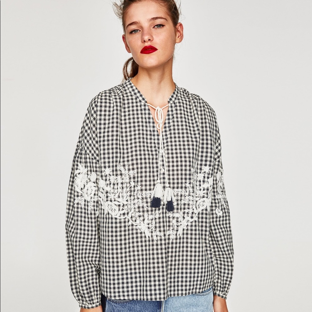 Zara Boho Blouse